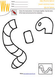 worm-insect-craft-worksheet